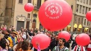 Una performance per dire no ai femminicidi