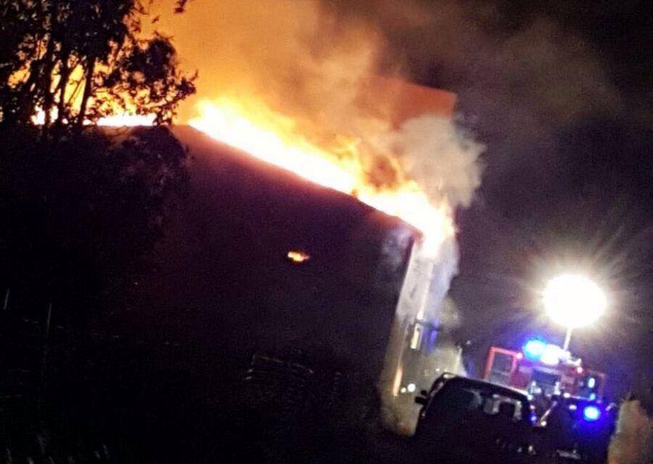 Ex officina a fuoco per un corto circuito