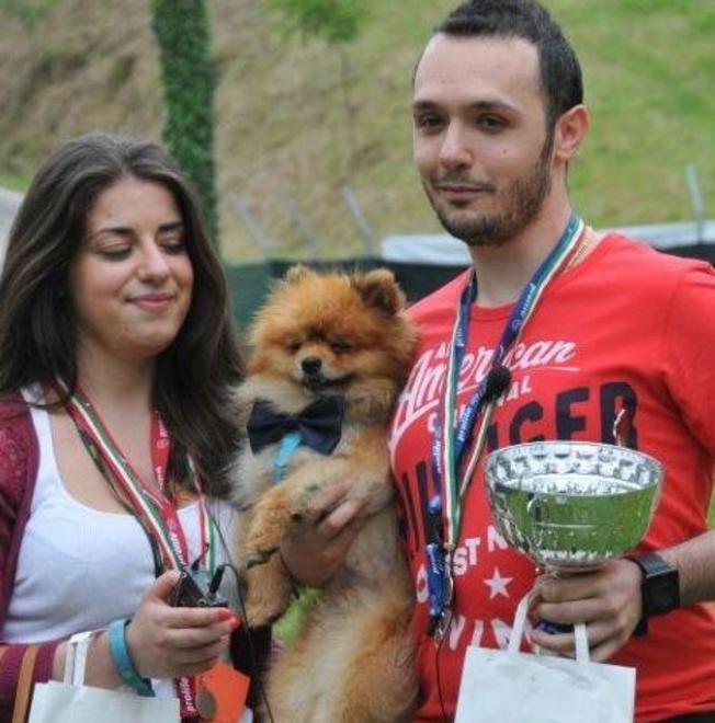 Raduno di cani, i premiati