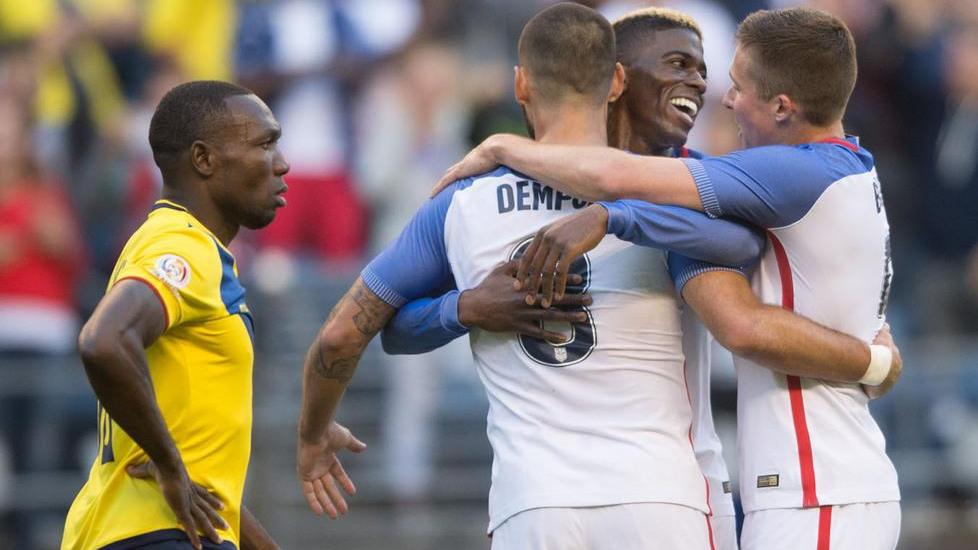 Ecuador ko, gli Usa a sorpresa in semifinale