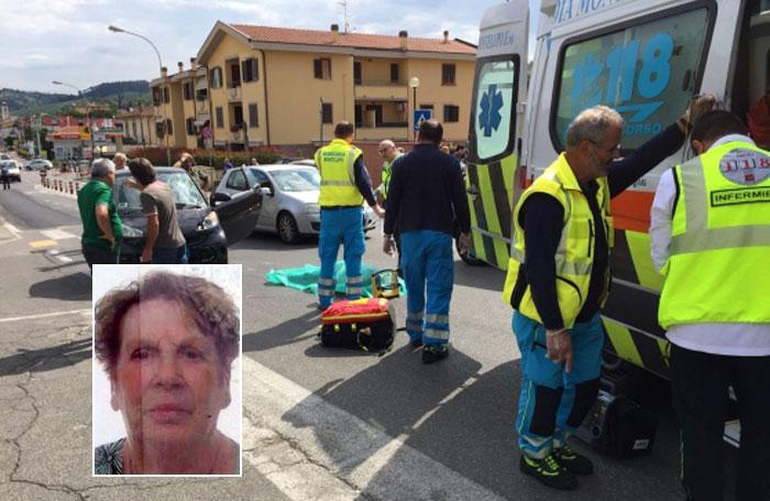 Muore travolta da un'auto a Montelupo