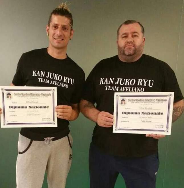 Fiorelli e Troiani diplomati in una difficile tecnica di difesa