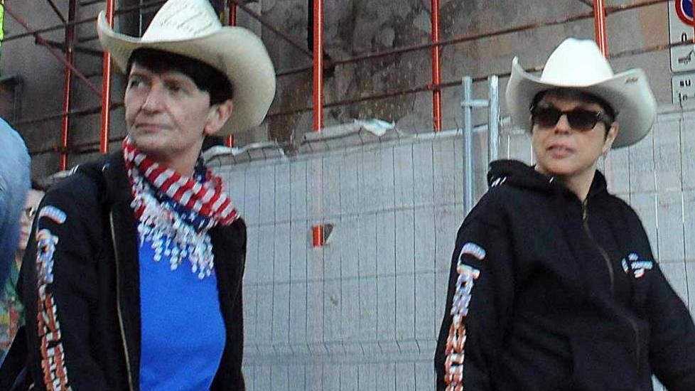 Il presidente Enrico Rossi visita la mostra di Spoerri