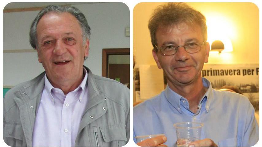 A sinistra Luciano Biolchini a destra Sandro Palazzi