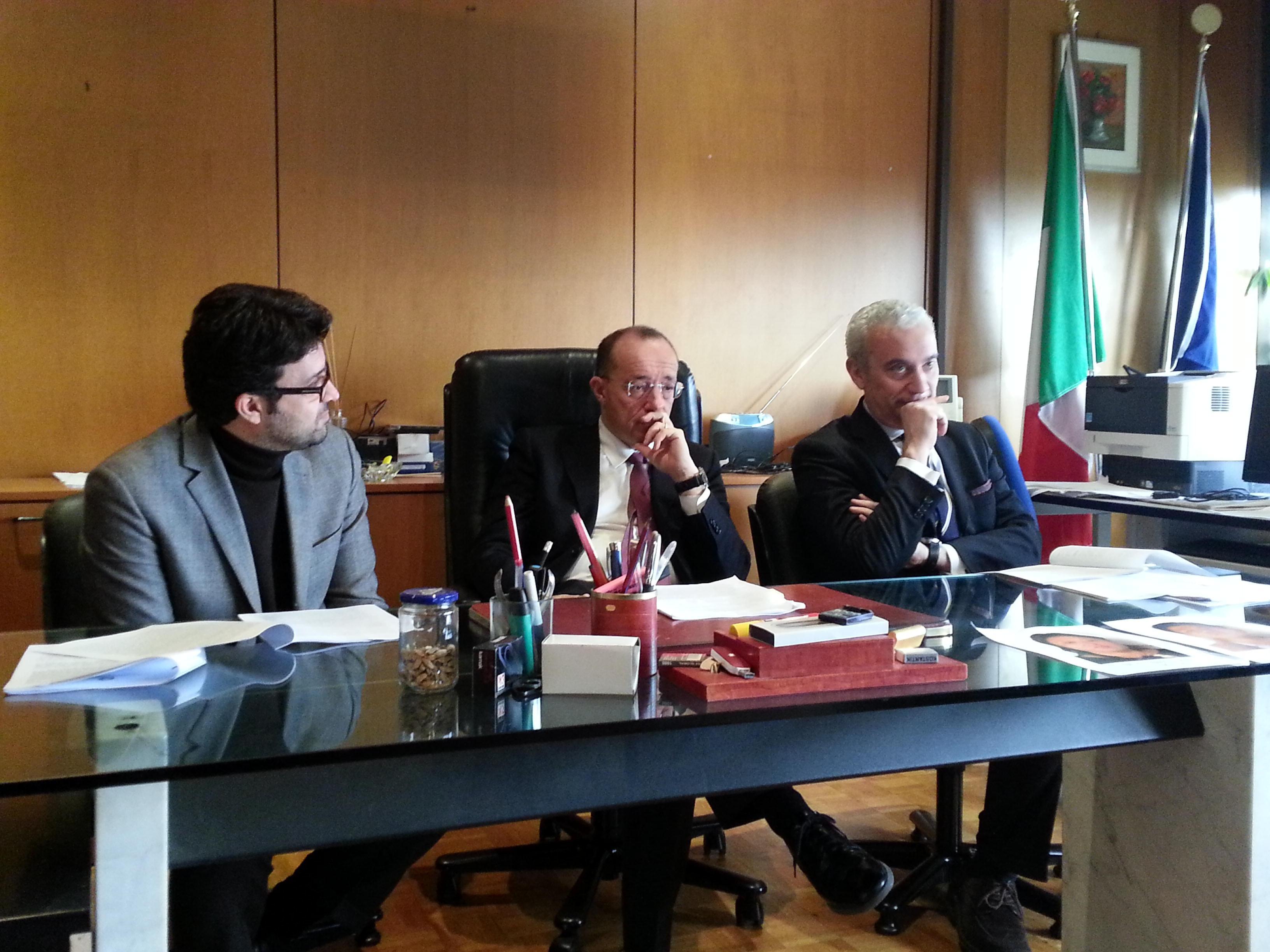 Il sostituto Antonio Sangermano e il capo della Mobile Francesco Nannucci