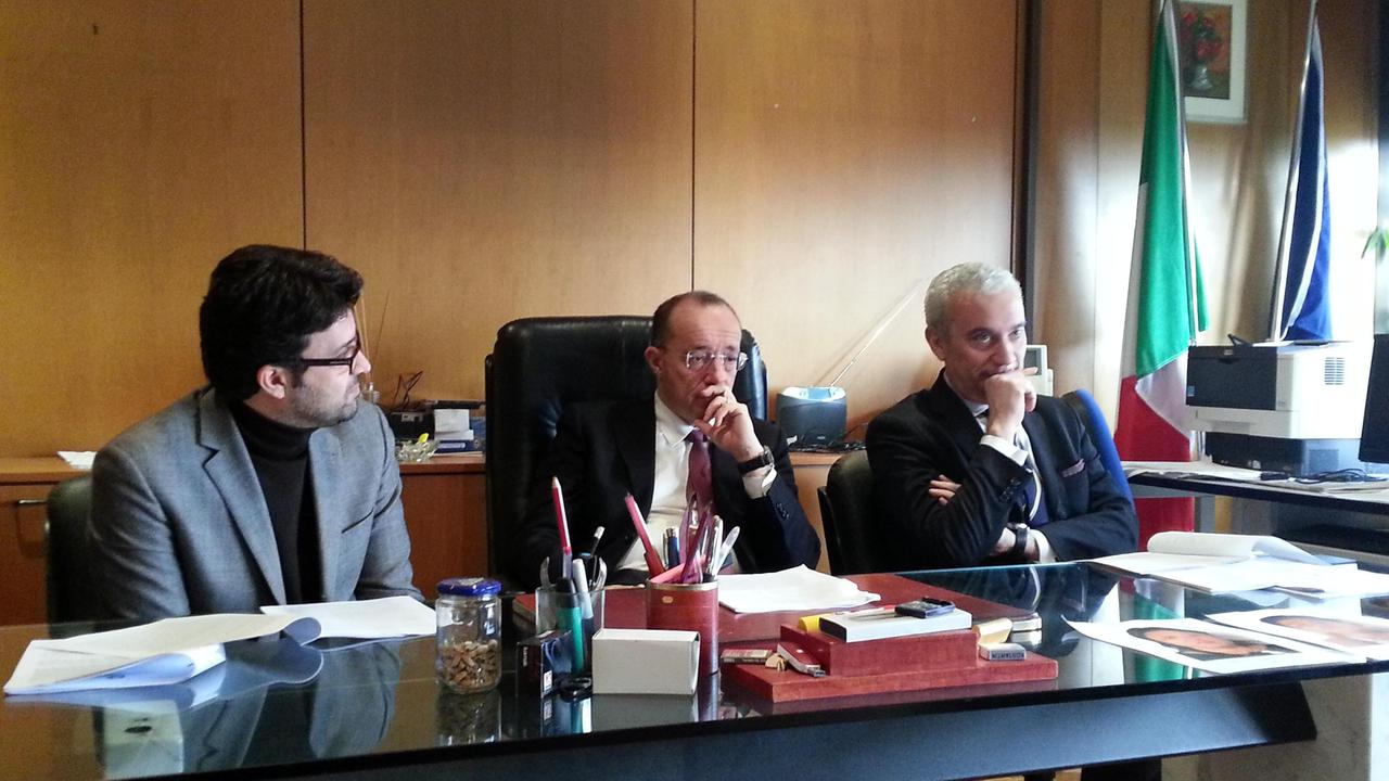 Il sostituto Antonio Sangermano e il capo della Mobile Francesco Nannucci