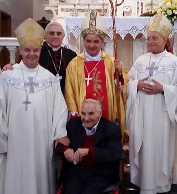 Pattada, Papa Francesco fa gli auguri al padre centenario di Becciu 