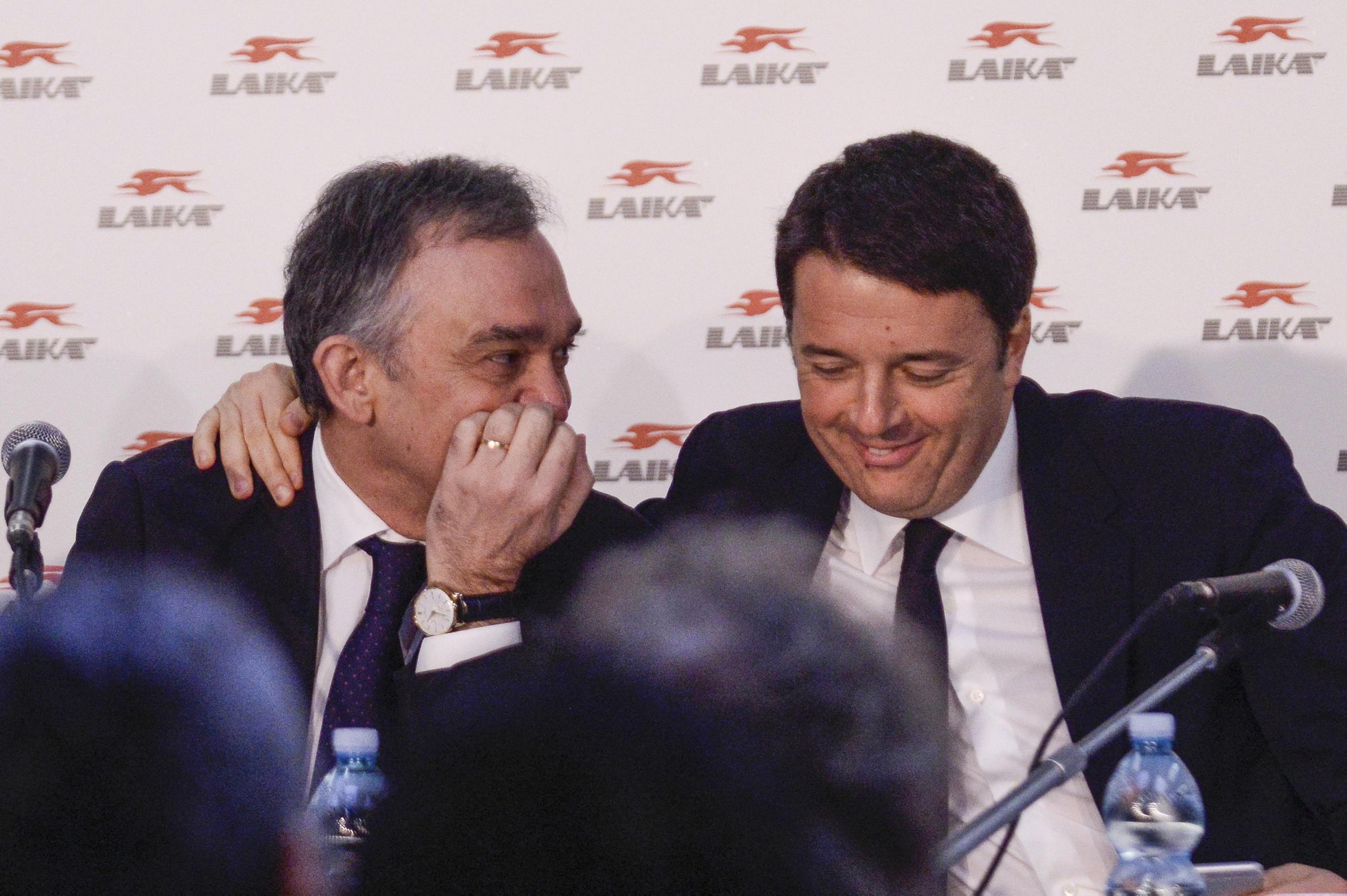 Enrico Rossi e Matteo Renzi