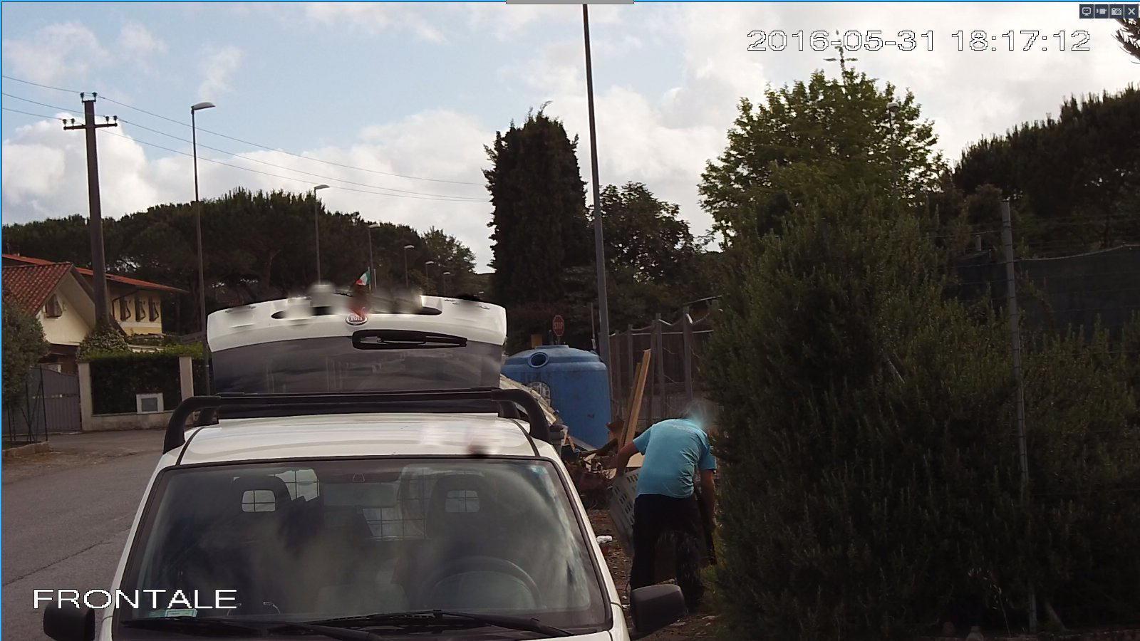 Un furbetto beccato dalle telecamere di Asmiu