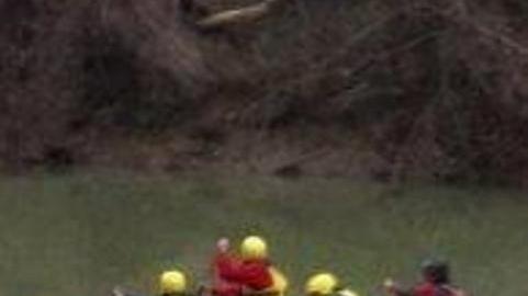 Soft rafting al crepuscolo sul fiume Ombrone