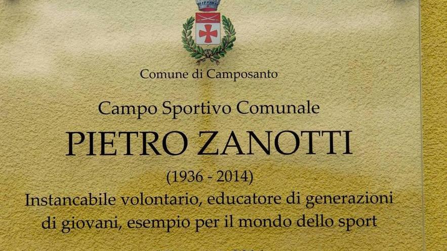Camposanto onora Zanotti
