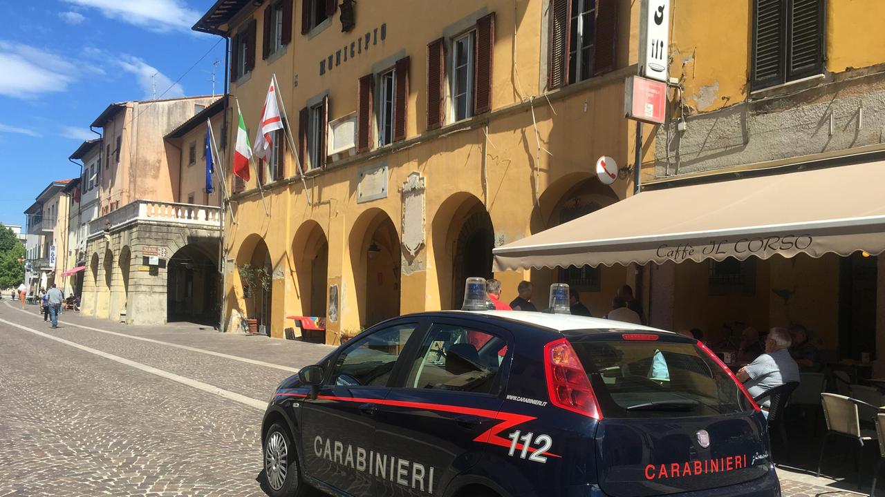 un controllo dei carabinieri
