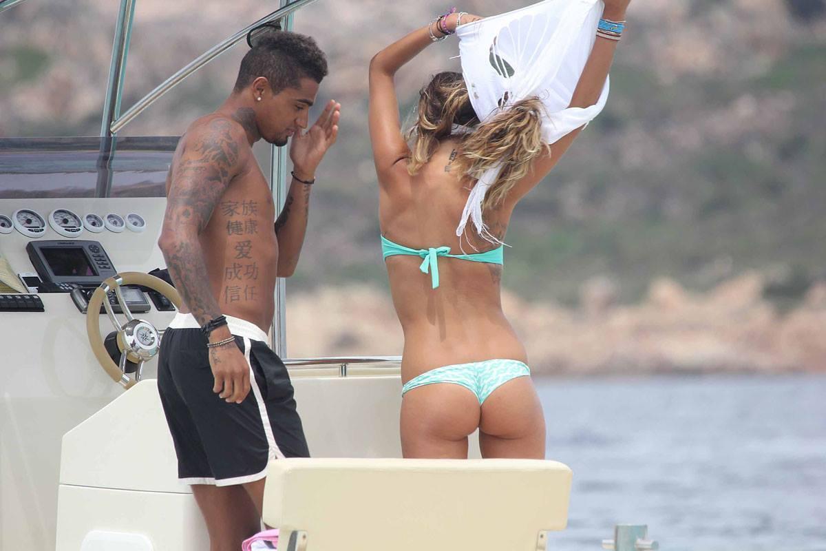 Boateng e Melissa Satta
