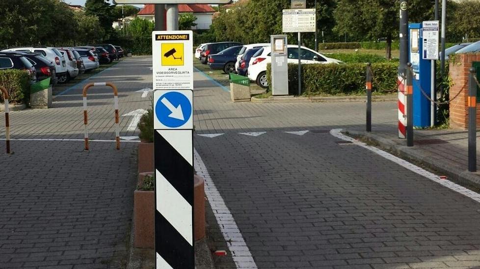 Il parcheggio di viale Galliano