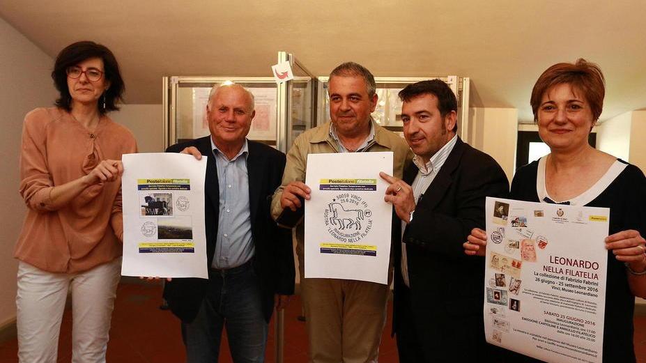 Leonardo raccontato attraverso i francobolli