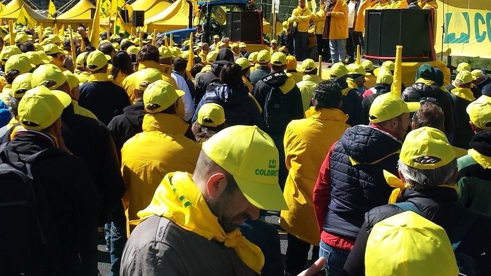 Protesta Coldiretti: modenesi a Bologna