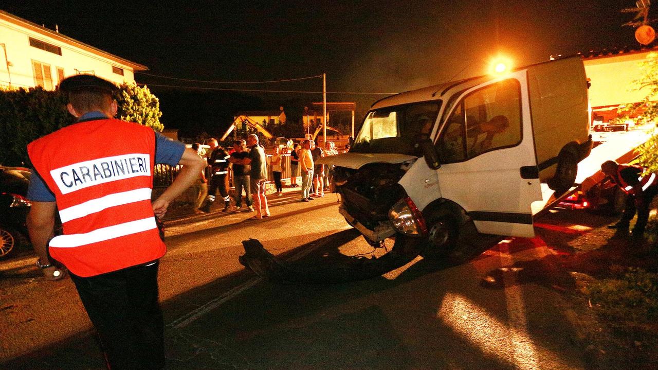 L'incidente vicino a Cerreto Guidi (foto Sestini)