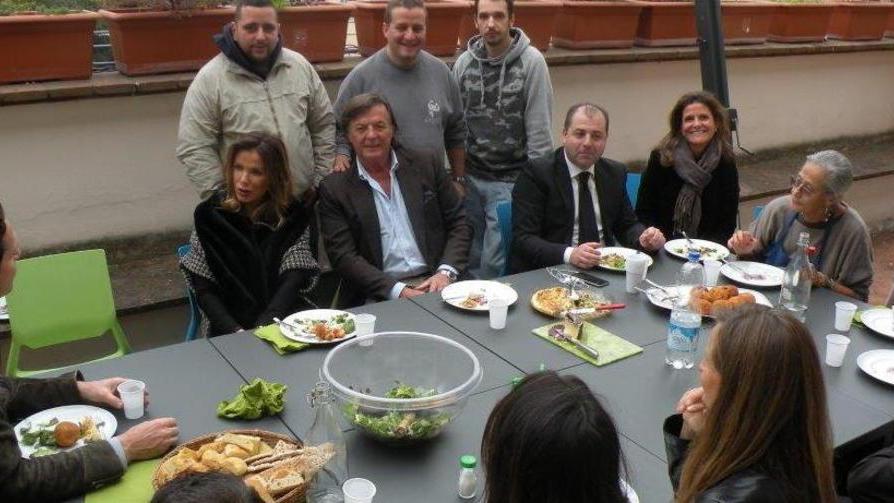 Panatta in campo per solidarietà a Forte dei Marmi