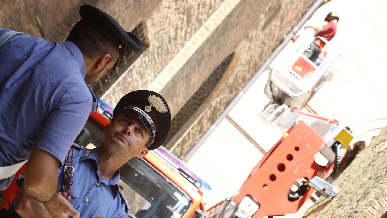 La simulazione della morte di David Rossi a Rocca Salimbeni