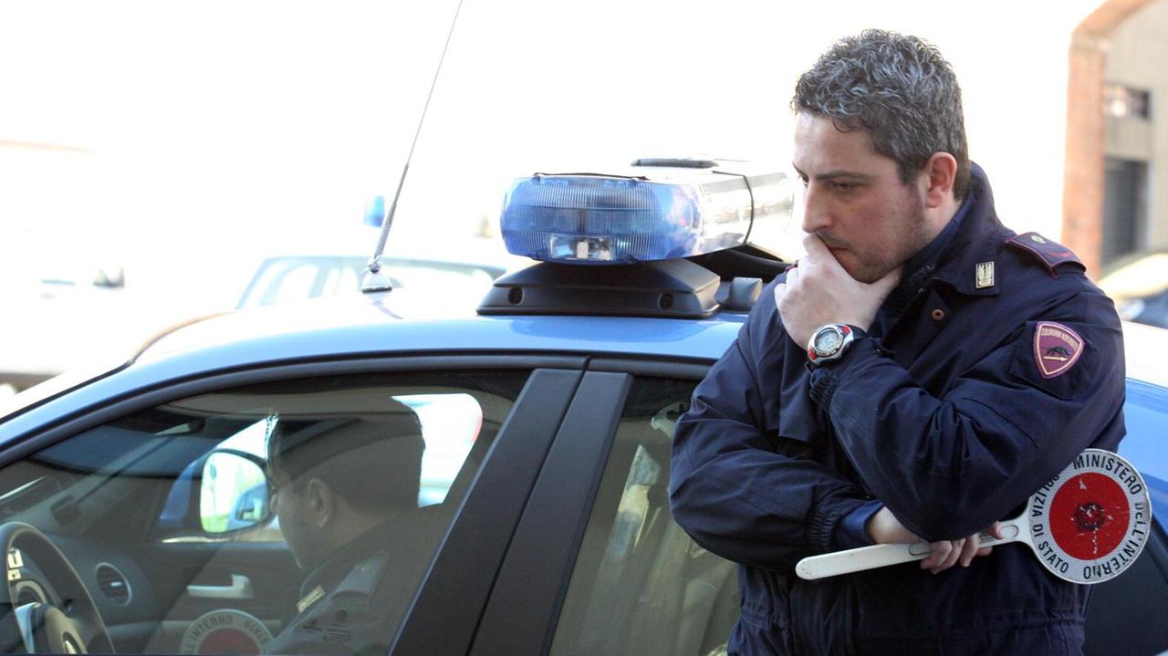 Una pattuglia di polizia