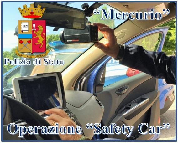 L'operazione Safety car della polizia