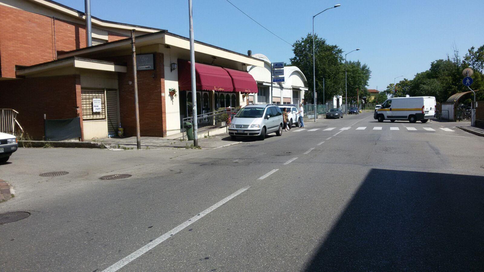 Il luogo dell'incidente