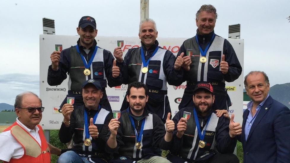 Trionfo del tiro a volo San Carlo: è campione d’Italia a Foligno