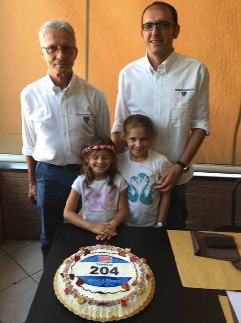Festa per l’equipaggio della Mille Miglia