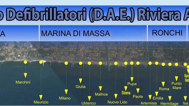 Mare e spiagge sicure con 25 defibrillatori