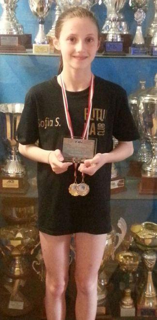 Stolfi campionessa regionale nei 50 rana
