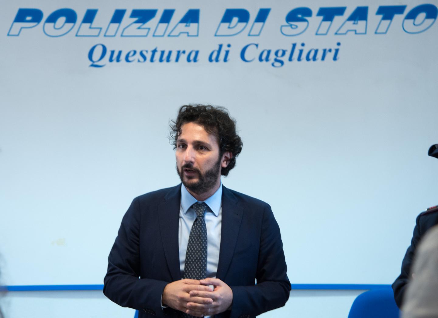 Alfredo Fabbrocini dirigente della squadra mobile di Cagliari (foto Mario Rosas)