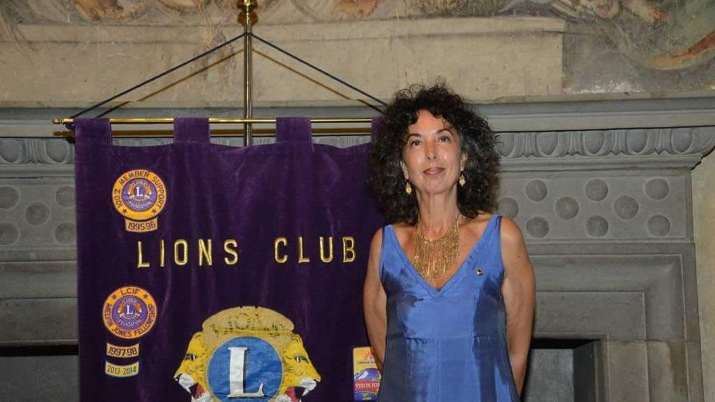 Cristina Vignolini presidente Lions Club Prato Castello dell'Imperatore 2015-16