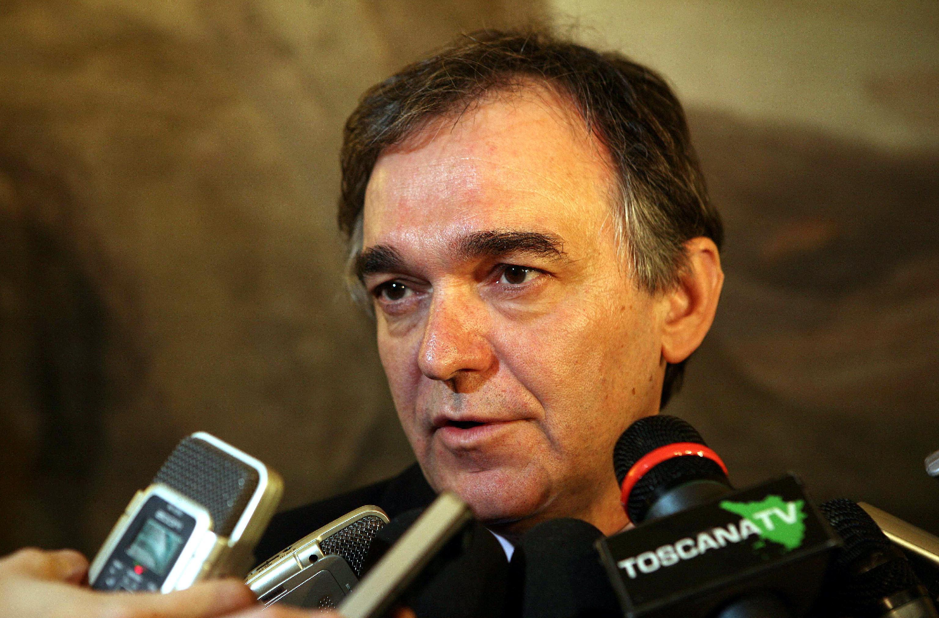 Il presidente della Regione Toscana Enrico Rossi