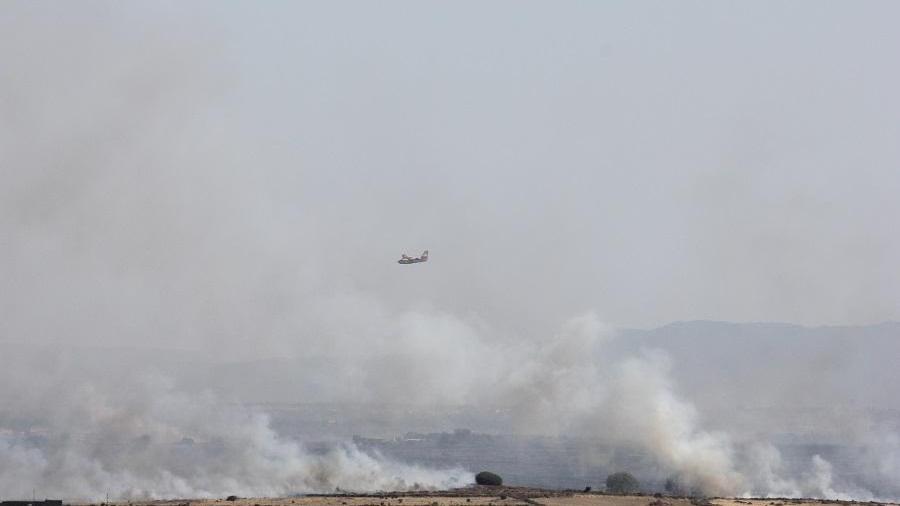 Incendio nelle campagne del Marghine, bruciati oltre mille ettari di macchia mediterranea