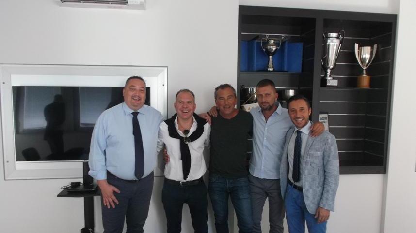 Da sinistra Mirko Cecconi, Nicola Radici, Alessandro Sanesi, Paolo Toccafondi e Franco Tocci