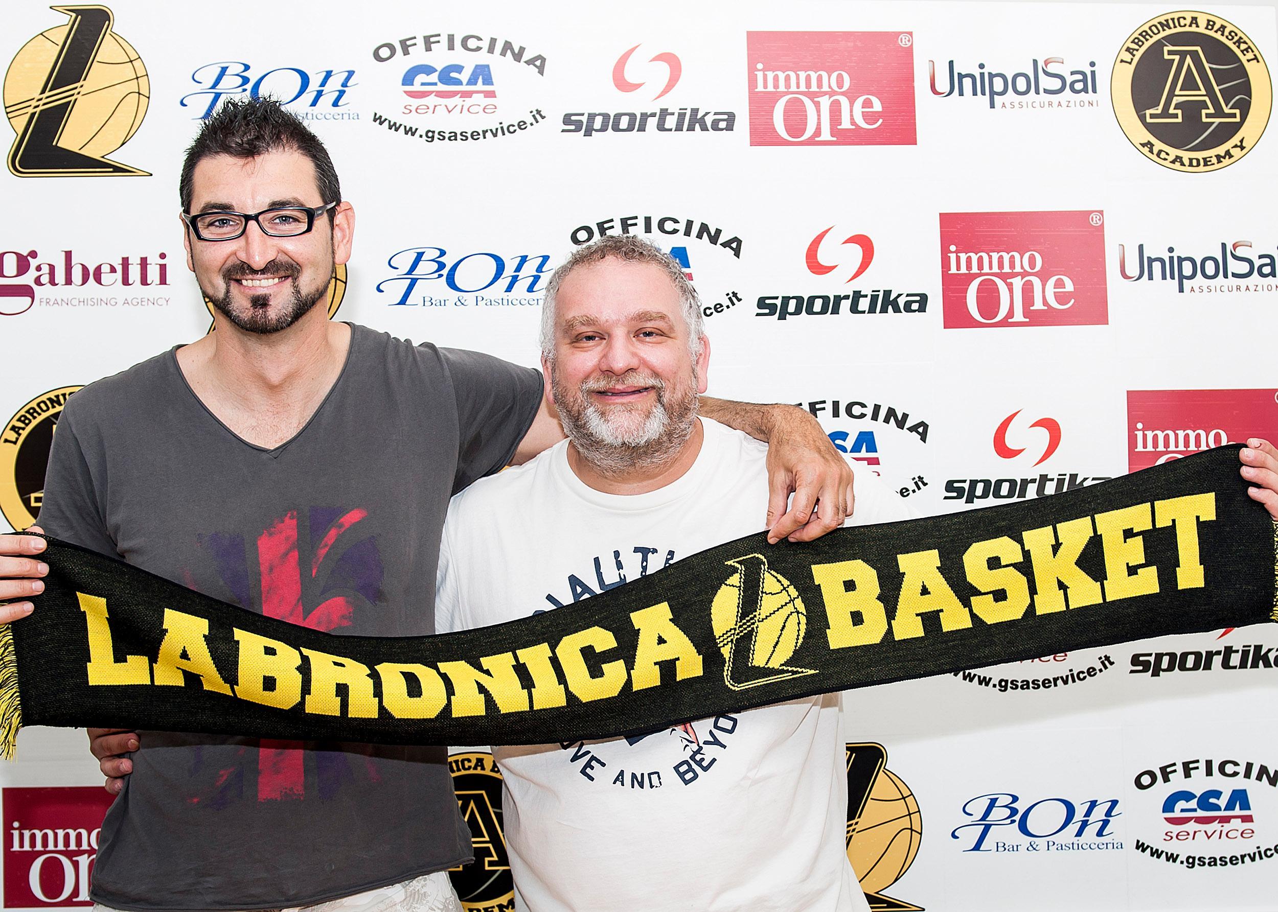 Mario Gigena con il presidente Maurizio Bianchi