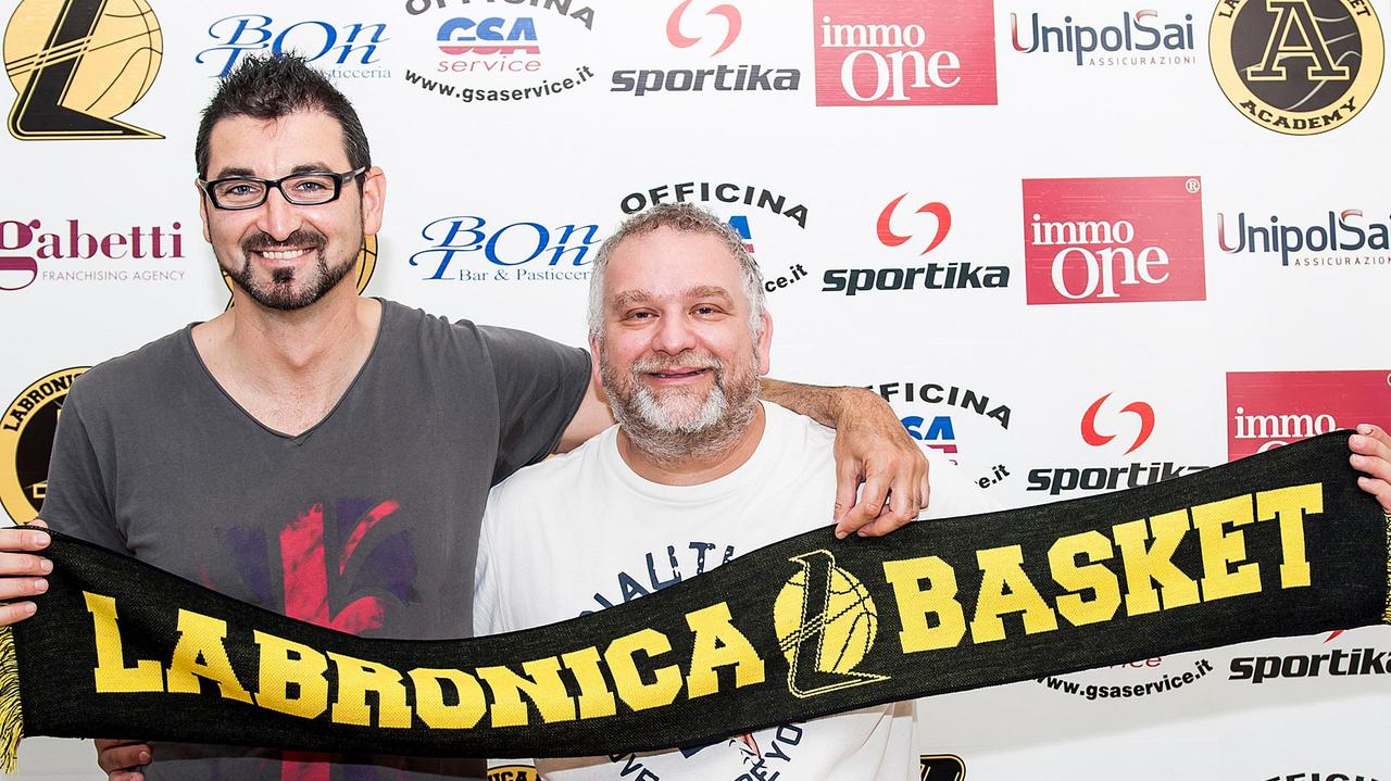 Mario Gigena con il presidente Maurizio Bianchi