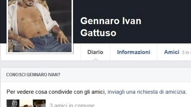 Goliardata o voglia di diffamarlo? Un falso profilo Facebook su Gattuso