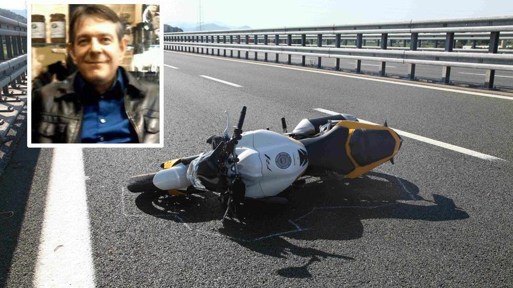 Matteo Giannini e la sua moto