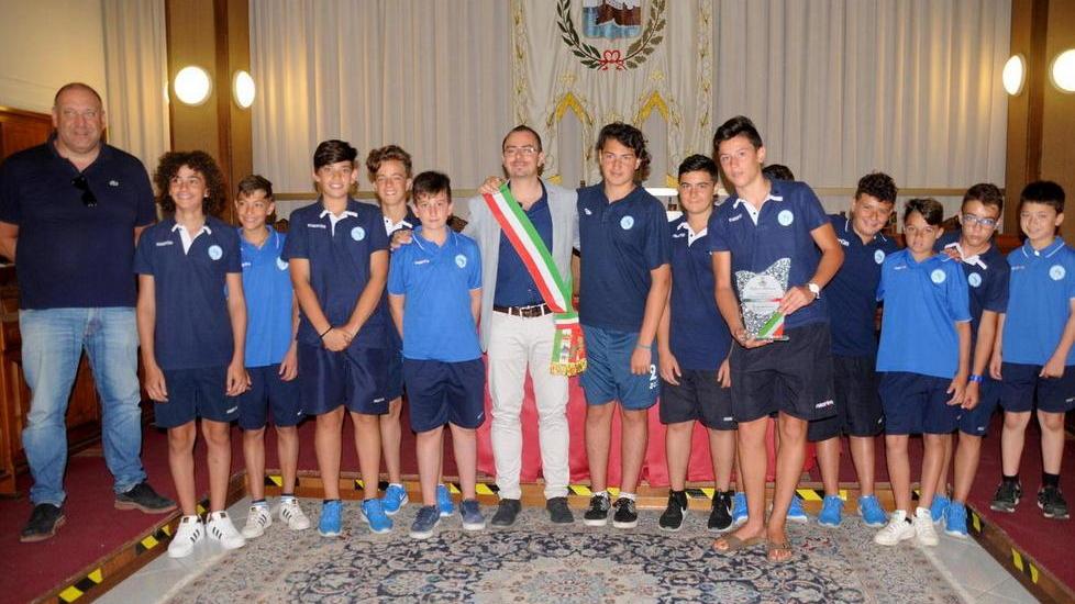 Targa per gli Under 15 campioni d’Italia