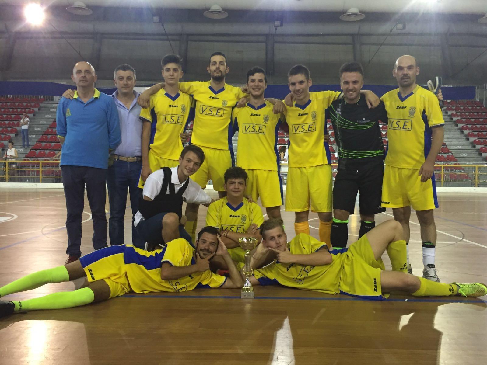 La squadra di calcio 5 della Misericordia di Montemurlo