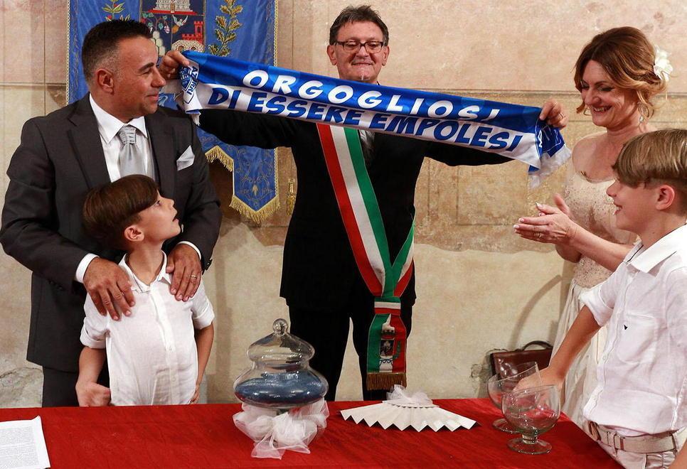 Martusciello “benedice” il matrimonio dei due tifosi dell'Empoli