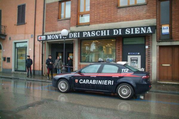 La filiale del Monte dei Paschi di Siena