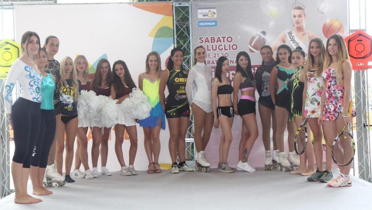 La selezione di MisSportiva sabato scorso al Parco Levante (Pentafoto)