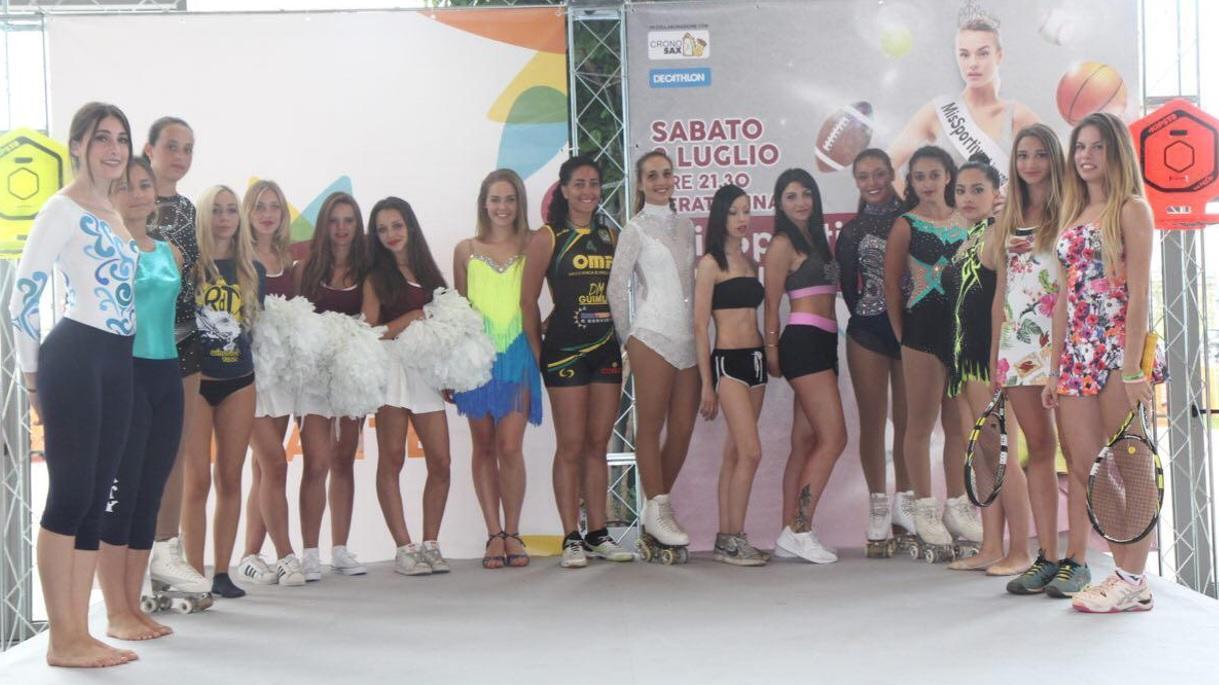 La selezione di MisSportiva sabato scorso al Parco Levante (Pentafoto)
