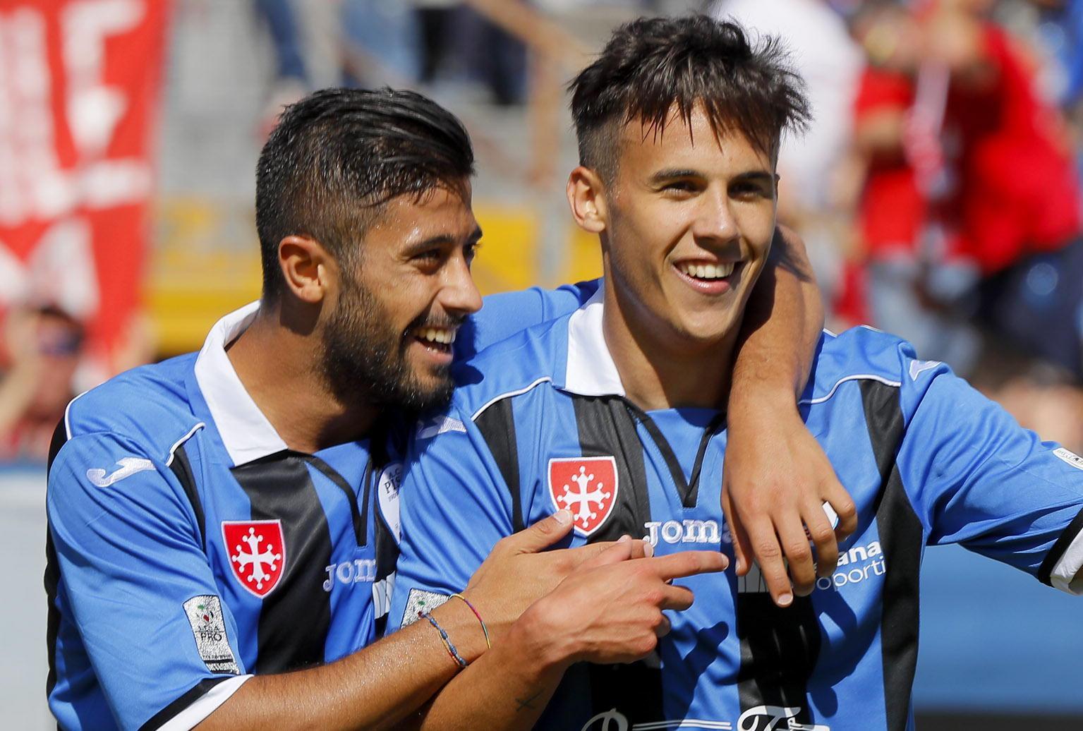 Esultanza nerazzurra dopo un gol (Muzzi)