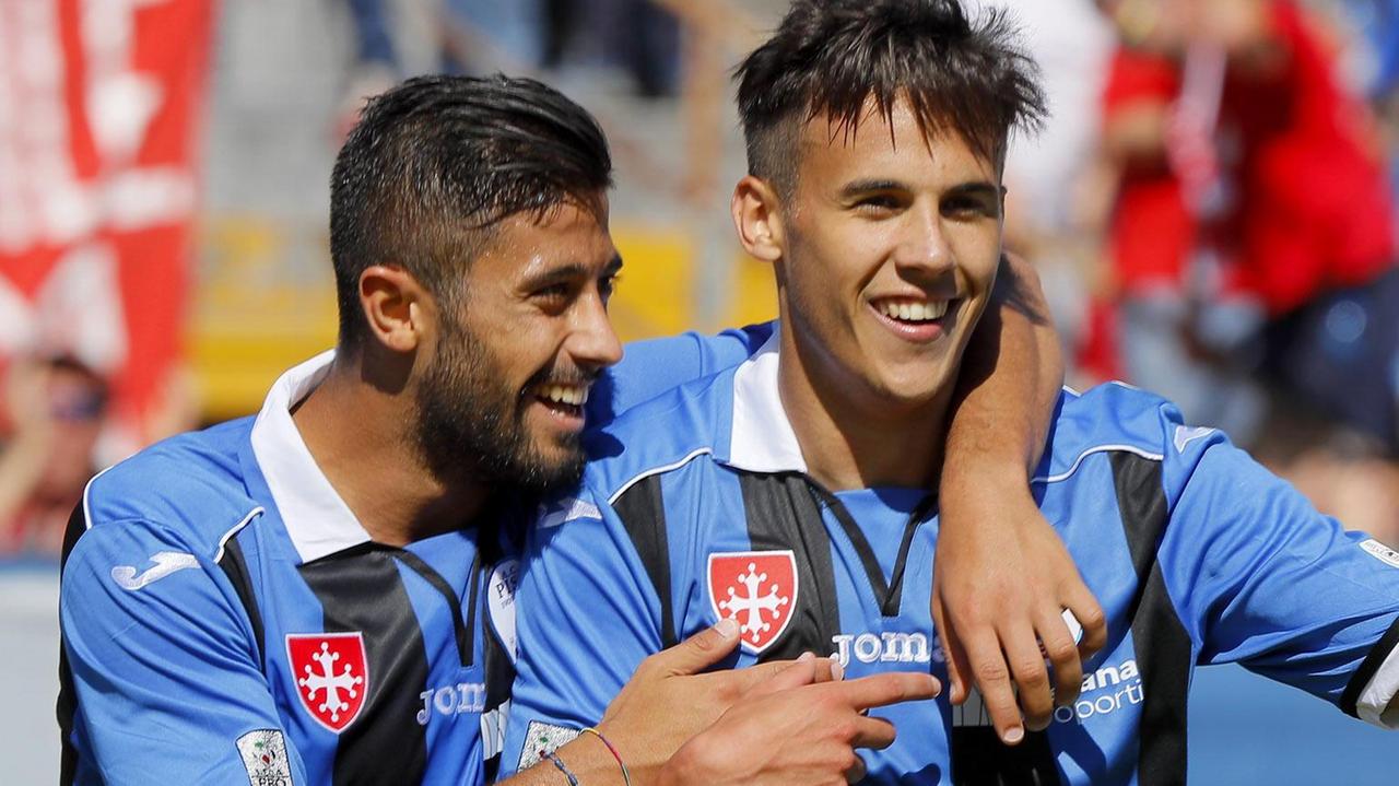 Esultanza nerazzurra dopo un gol (Muzzi)