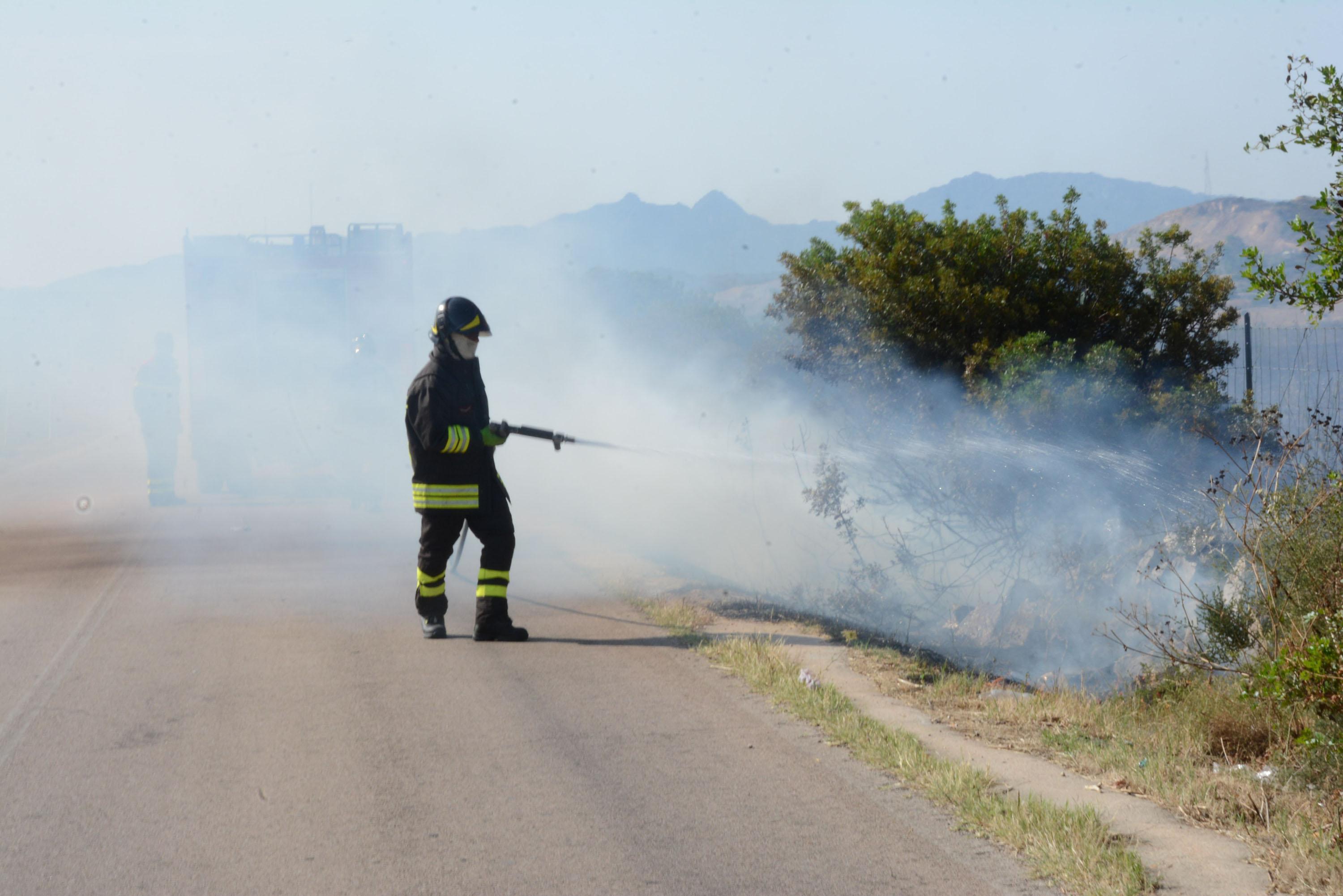Un intervento dei Vigili del fuoco