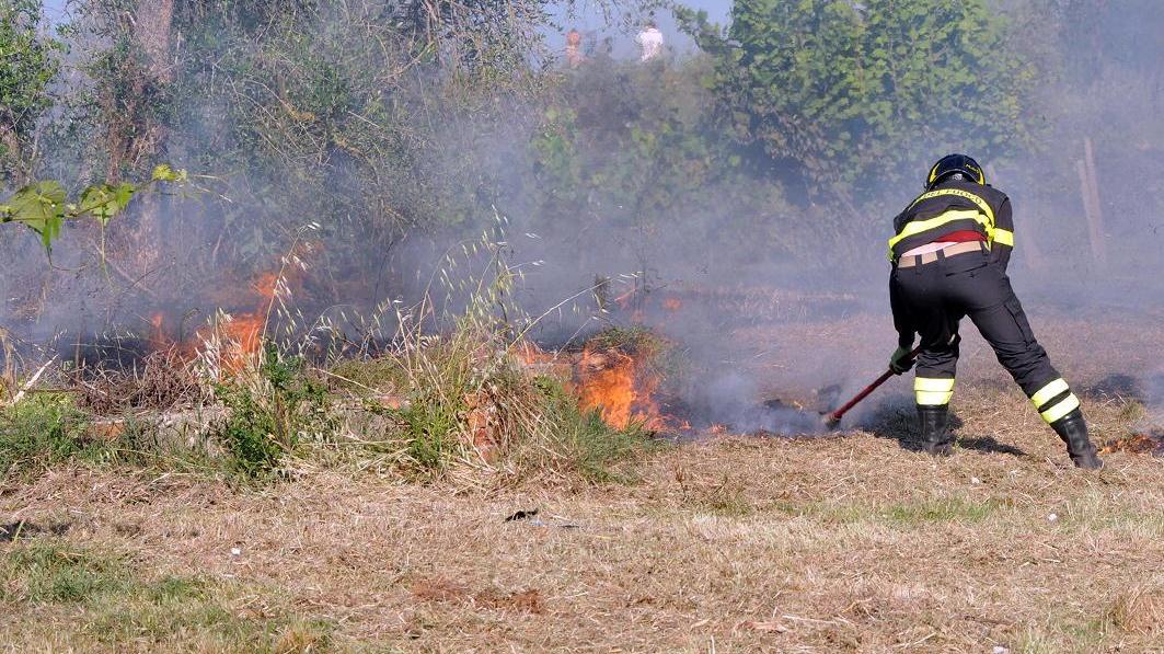Vigili del fuoco al lavoro
