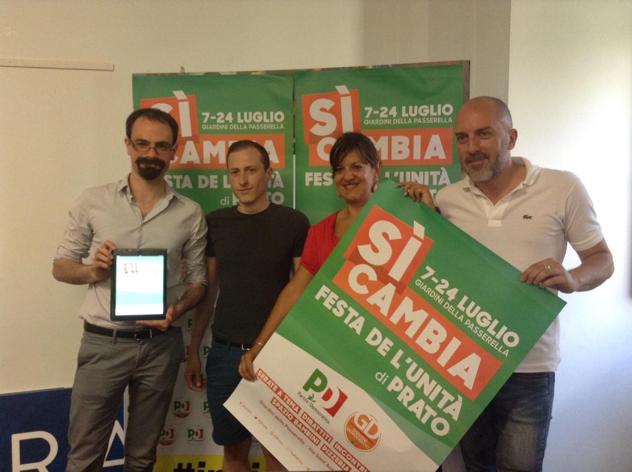 Presentato il programma della festa 2016 del Partito democratico